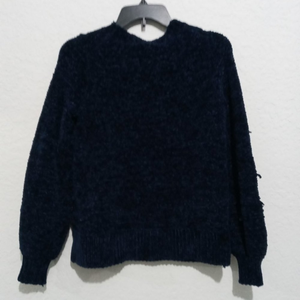 Ann Taylor LOFT Sweater Small NAVY BLUE - Picture 2 of 6
